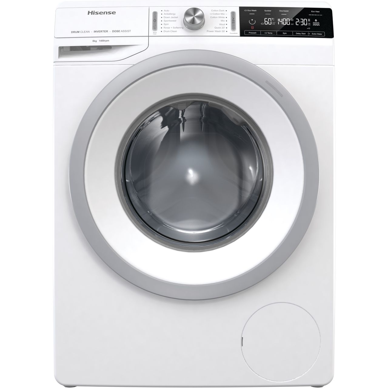 Hisense WFGA8014V 8Kg Washing Machine with 1400 rpm Review