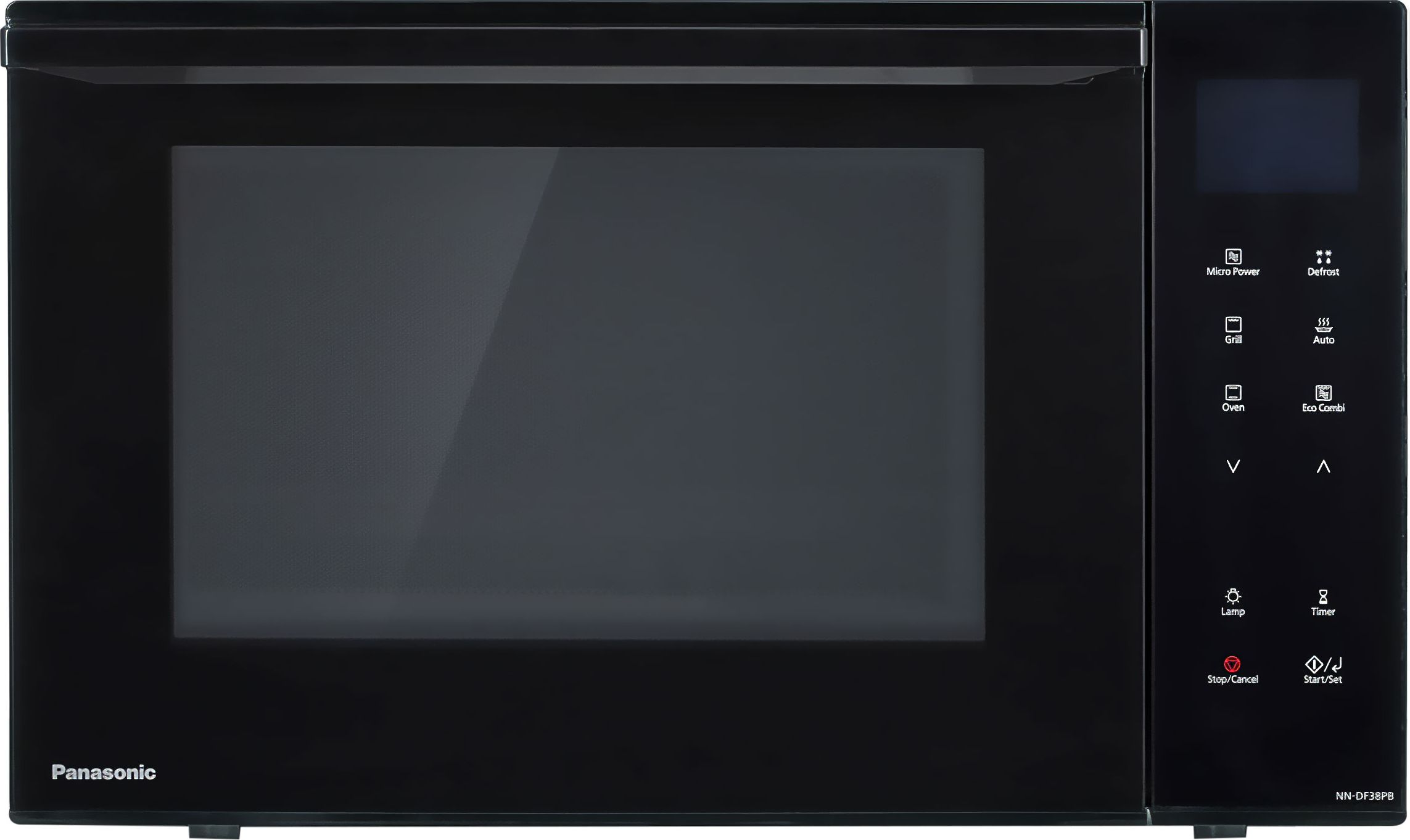 Panasonic Compact NN-DF38PBBPQ 31cm High, Freestanding Small Combination Microwave Oven - Black, Black