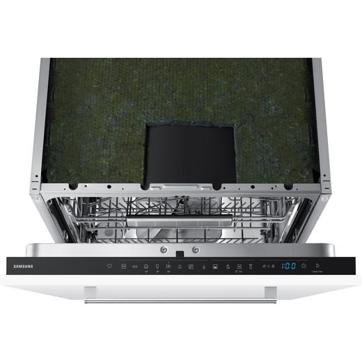 Samsung Series 7 AutoRelease™ Integrated Standard Dishwasher - White - top view shot