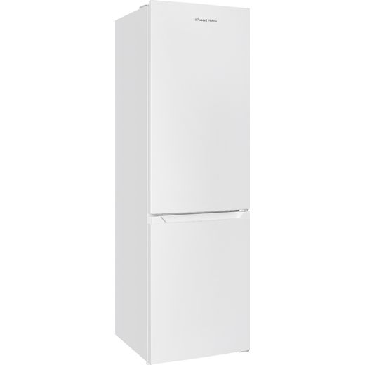 Russell Hobbs RH181TNF552E1W 181cm 60/40 Frost Free Fridge Freezer with Door-on-door - White - Right perpsective shot 