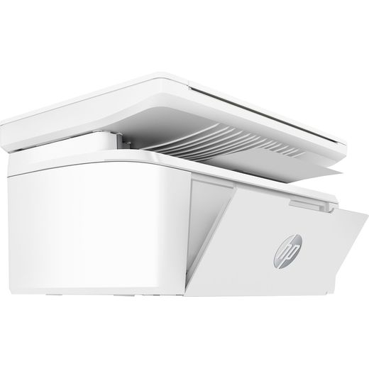 HP LaserJet MFP M140w All-In-One Laser Printer - White - Right perpsective shot
