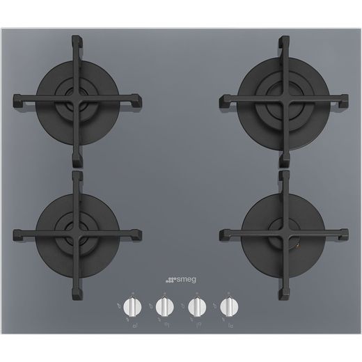 Smeg Piano Design PV264S 60cm Gas Hob - Silver