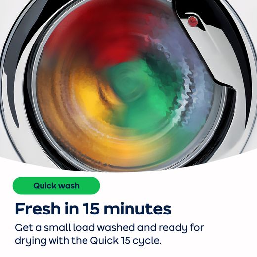Hoover Pro Wash&Dry Series 3 HBWR 485SB6-80 Wifi Connected 8Kg / 5Kg Washer Dryer with 1400 rpm - White - AO Annotation -  Quick-15