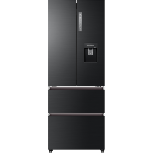 Haier HB16WSNAA American Fridge Freezer - Black / Stainless Steel