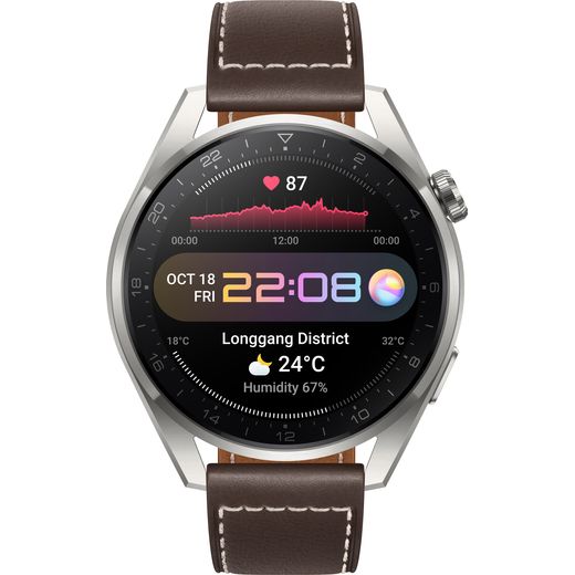 HUAWEI Watch 3 Pro Classic Smart Watch - Brown