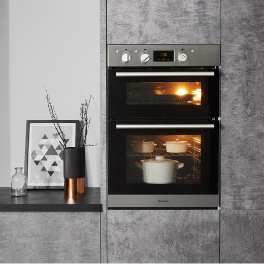 hotpoint double oven dd2540ix