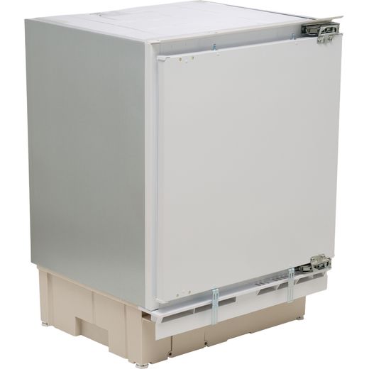 Indesit INBUF011 Integrated Under Counter 82cm Fridge - Fixed Door Hinge Kit - White - Right perspective