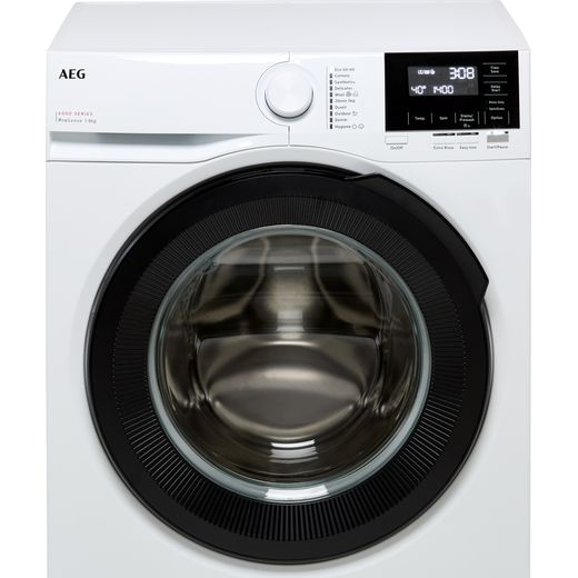 AEG ProSense® Technology LFR61844B 8kg Washing Machine with 1400 rpm - White - Control panel
