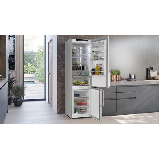 Siemens KG39NAIAU Fridge Freezer Brushed Steel - Fridge freezer in kitchen shot