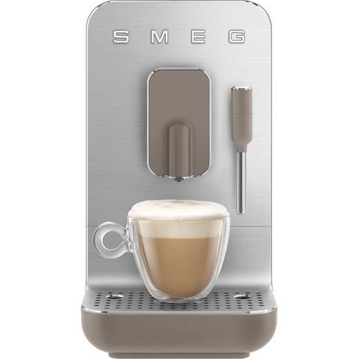 Smeg 50's Retro BCC02TPMUK Espresso Coffee Machine - Taupe