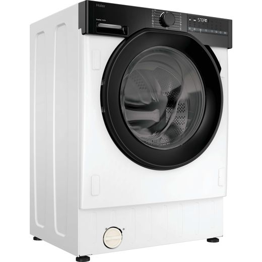 Haier Series 6 BHA6S696M6DB9-80 Wifi Connected Integrated 9Kg / 6Kg Washer Dryer with 1600 rpm - White - right perspective shot
