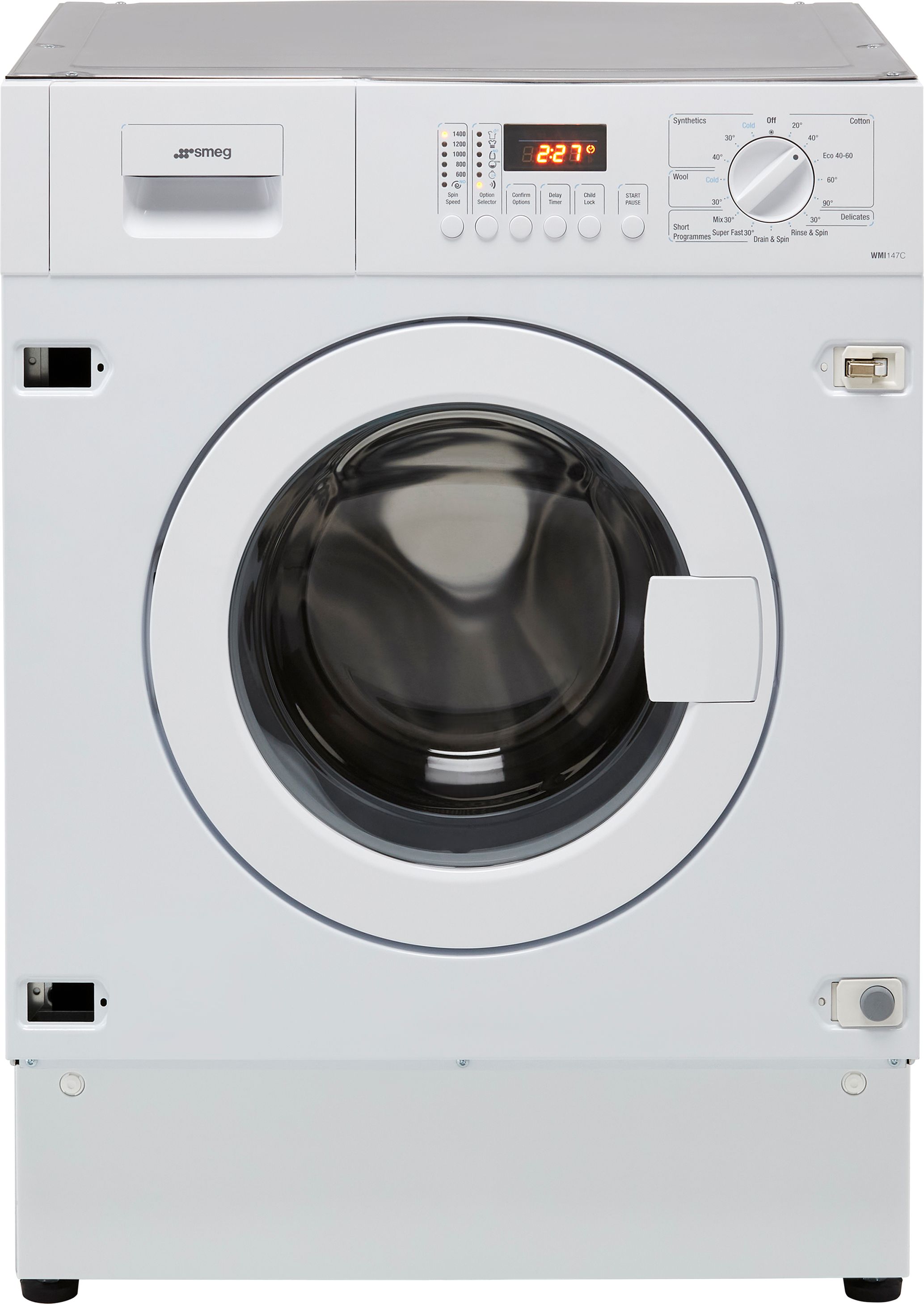Smeg Integrated Washing Machine - 7kg - 1400 RPM - White