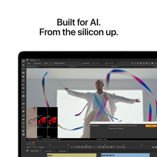 Apple MacBook Pro, - Silver - Annotation - Built for AI