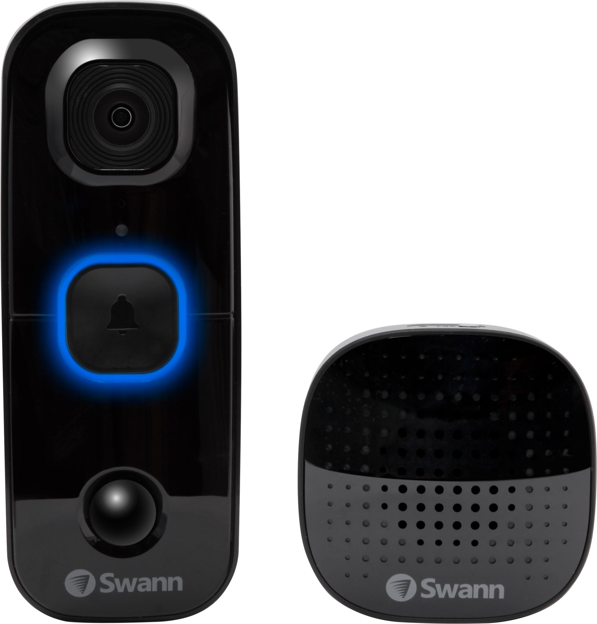 Swann Buddy Smart Doorbell Full HD 1080p - Black, Black