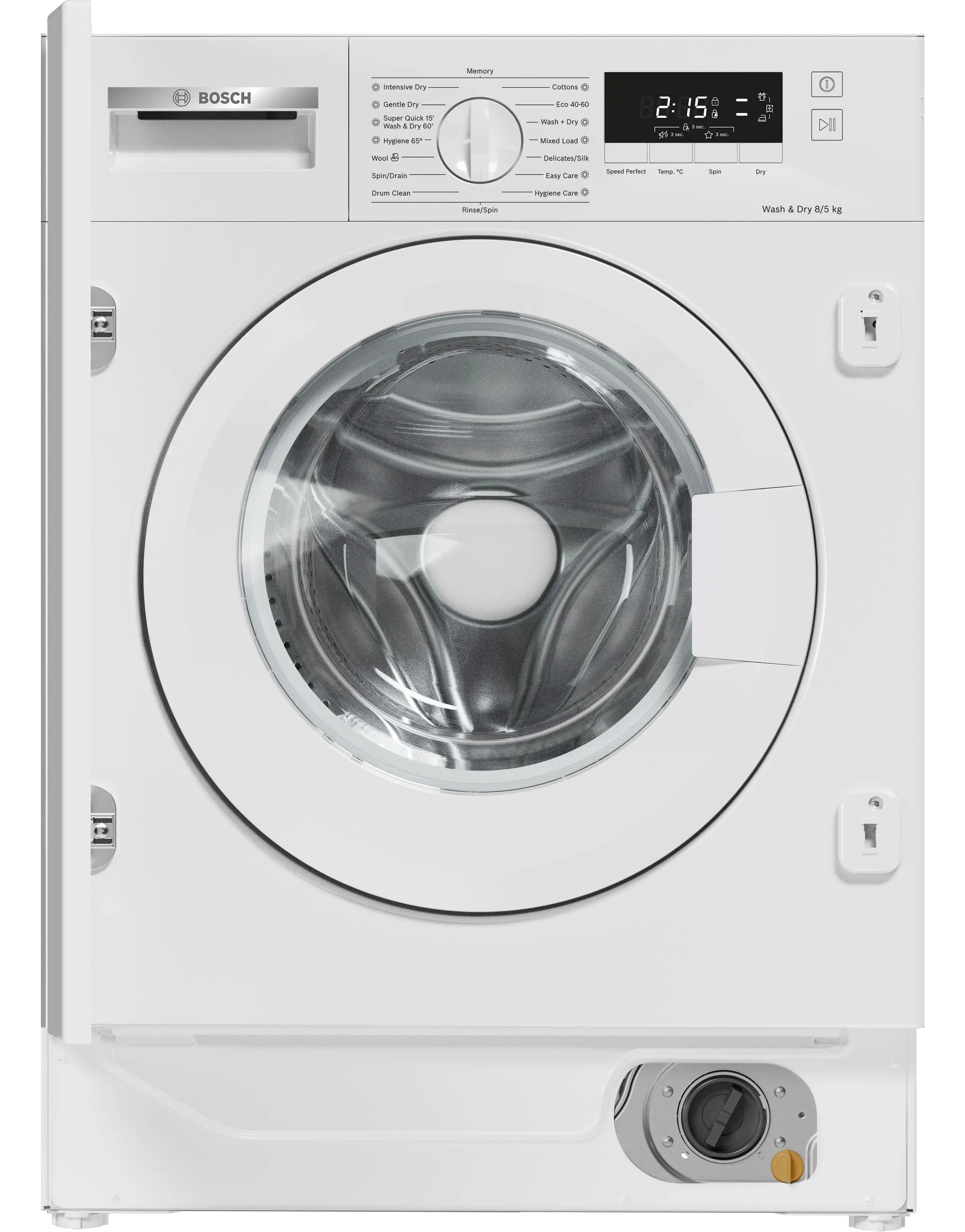 Bosch WKD28260GB Integrated 8kg/5kg Washer Dryer - 1400rpm - White