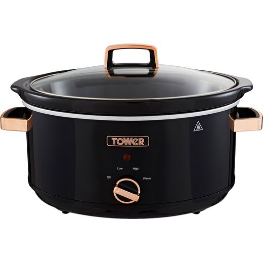 Tower T16019RG 6.5 Litre Multi Cooker - Black / Rose Gold