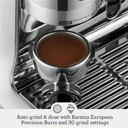Sage The Barista Pro™ Espresso Coffee Machine with Integrated Burr Grinder - Brushed Stainless Steel - Annotation - Auto grind shot
