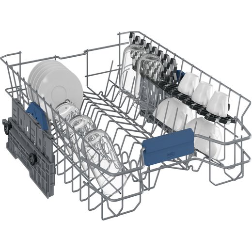 Beko Slimline Dishwasher - White - Rack