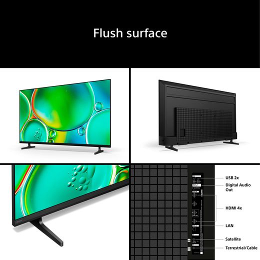 Sony Bravia 2 II 43" 4K Ultra HD LCD Smart Android TV - Annotation - Flush surface