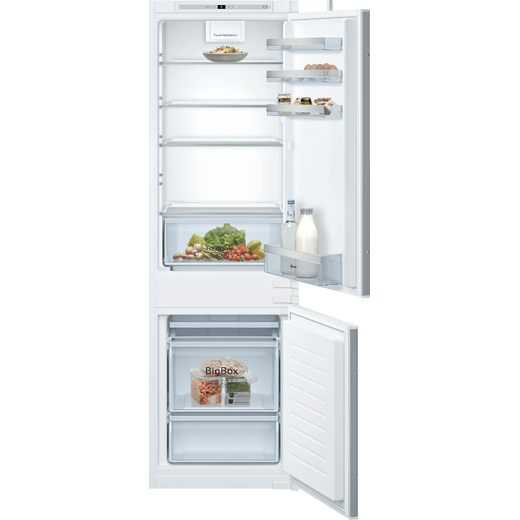 NEFF N50 KI7862SF0G Integrated 70/30 Fridge Freezer with Sliding Door Fixing Kit - White - F Rated