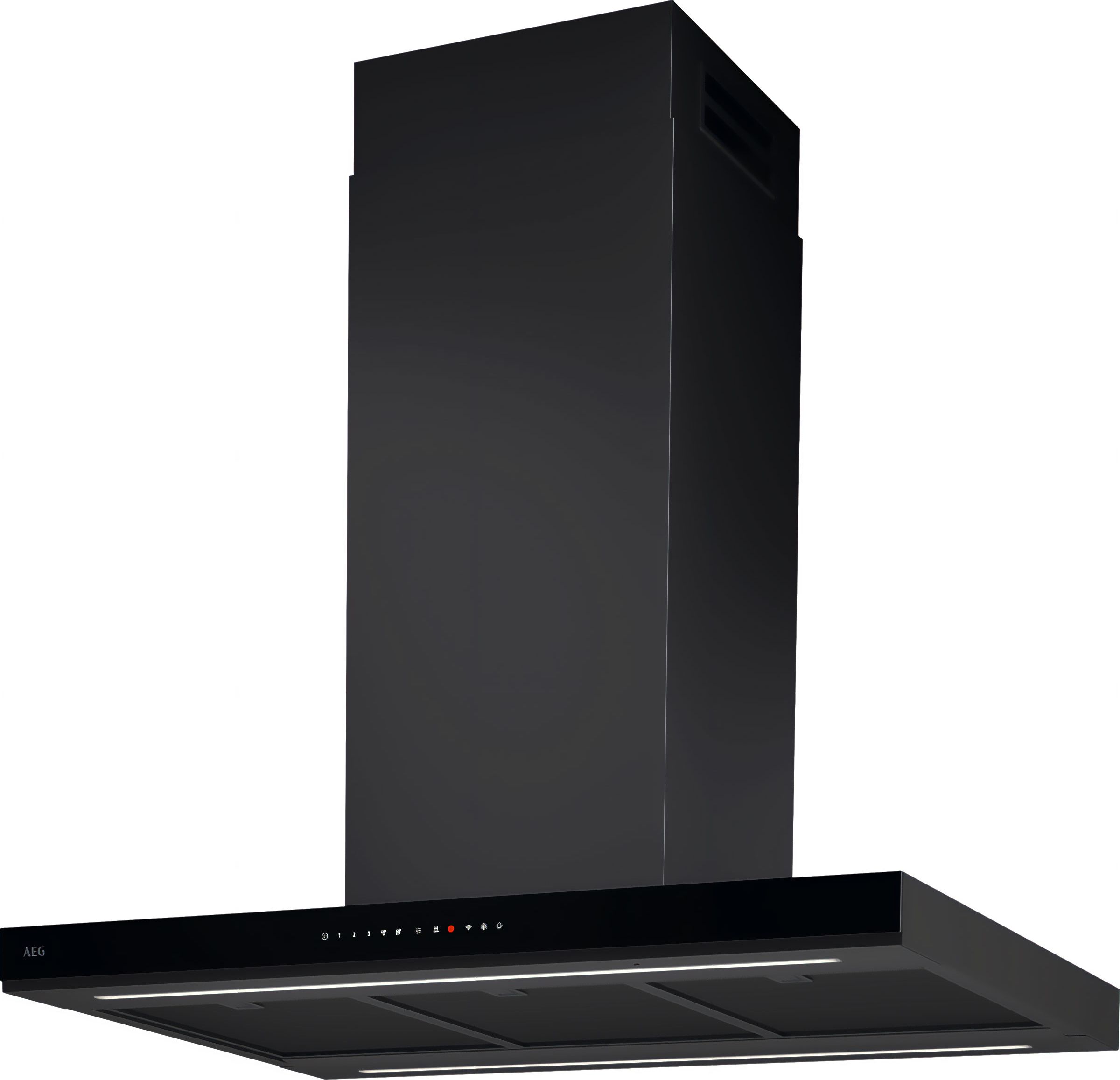 Image of AEG 8000 AuroraTech® GI87D91CB 90cm Cooker Hood - Black, Black