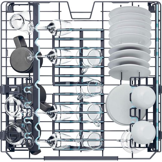 Haier I-PRO SHINE SERIES 7 - Biovitae Collection Standard Dishwasher - Stainless Steel - top basket shot