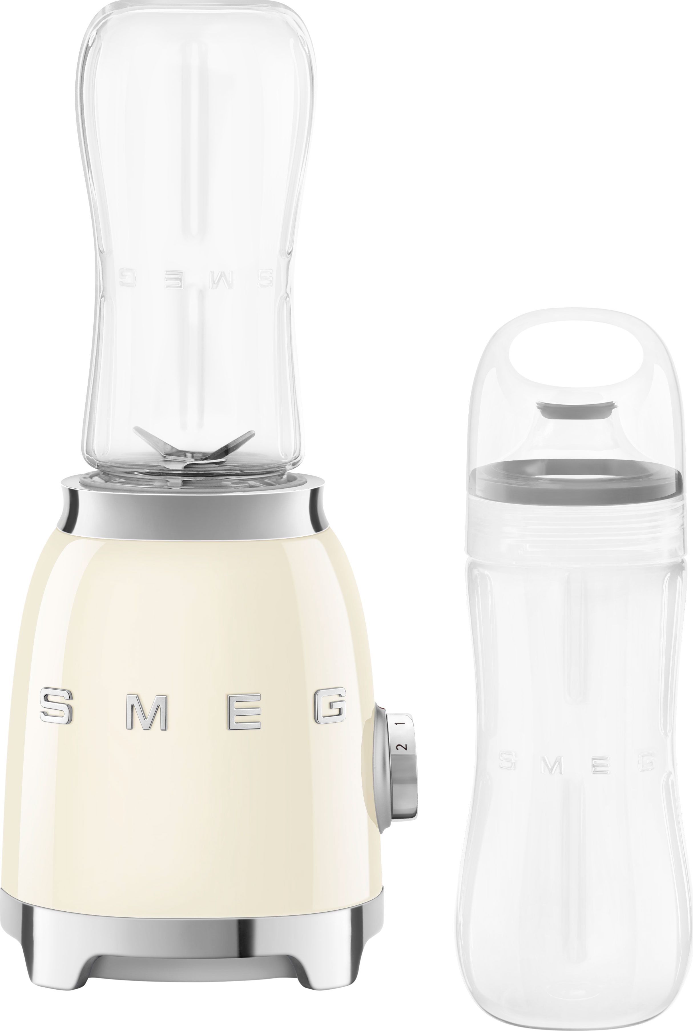 Image of Smeg 50's Retro PBF01CRUK Blender & Smoothie Maker - Cream, Cream