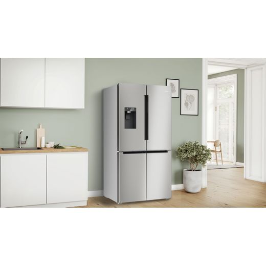 Bosch Series 6 American Fridge Freezer - Stainless Steel - Fridge freezer in kitchen
