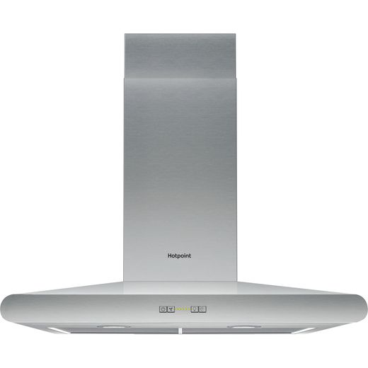 Hotpoint PHC77FLBIX 70cm Chimney Cooker Hood - Stainless Steel - Front shot