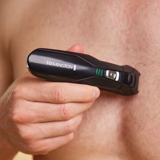 Remington PG6020 Multi Groomer - Black - Man grooming chest hair