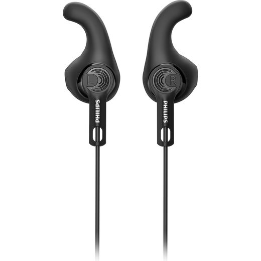 Philips Wireless Sports Ear-hook,In-ear Bluetooth Headphones - Black