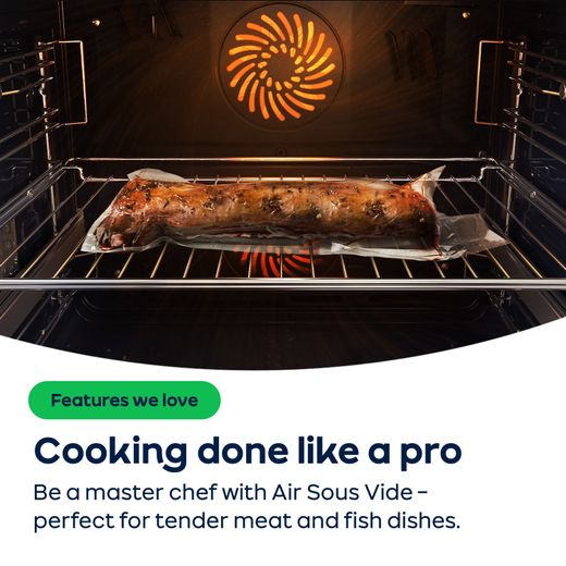 Samsung Series 4 Dual Cook Flex™ Electric Single Oven - Black Glass - AO Annotation - Air Sous Vide