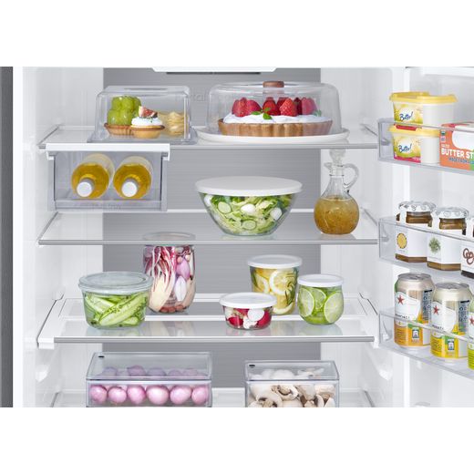Samsung Total No Frost Fridge Freezer - Silver - Interior shot