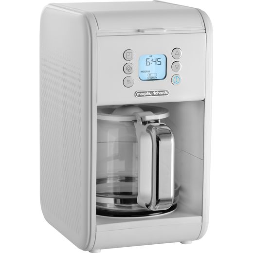 Morphy Richards Verve 163007 Filter Coffee Machine with Timer - White