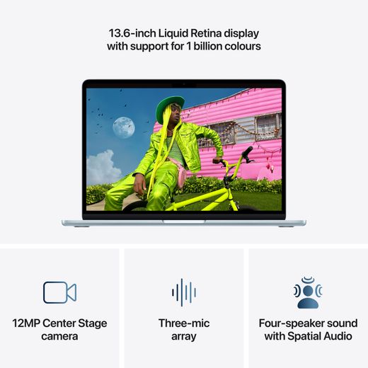 Apple MacBook Air, - Sky Blue - Annotation - feature