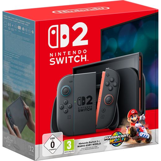 Nintendo Switch 2 256GB with Mario Kart World - Black