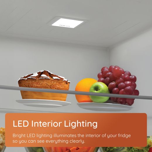 Hotpoint HPMFF 6312 W4UK 186cm Upright Freezer - White - annotation - LED lighting shot 