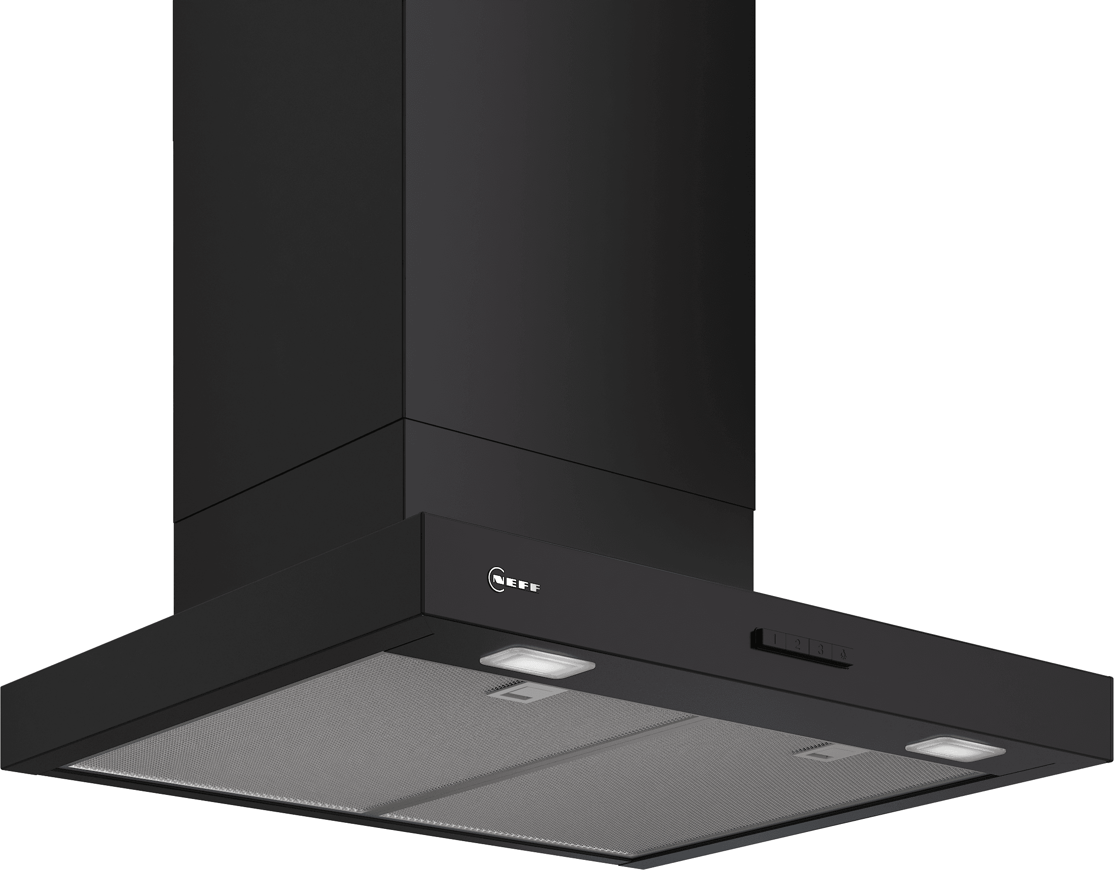 Image of NEFF N50 D65BCC2S0B 60cm Cooker Hood - Black, Black