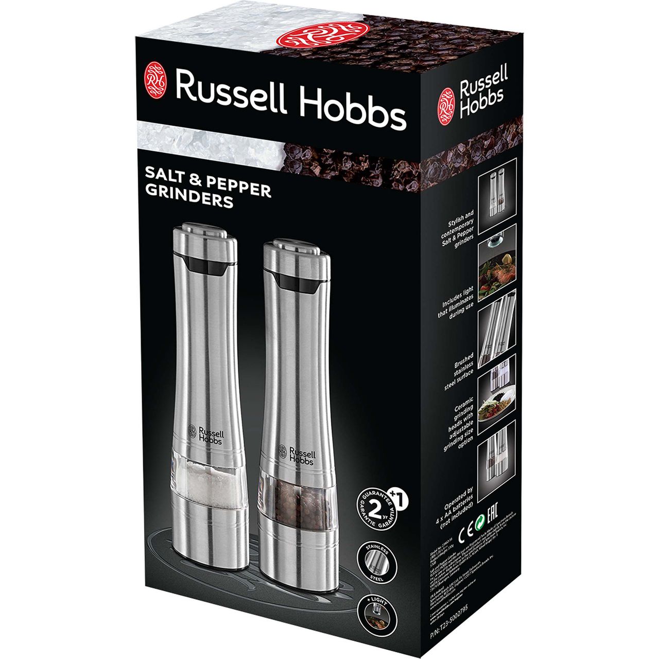 Russell Hobbs salt & pepper grinder set | 23460-56_SS | ao.com