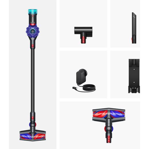 Dyson V10 Konical + Auto-empty Dok Cordless Vacuum Cleaner - Black / Copper - accessories shot
