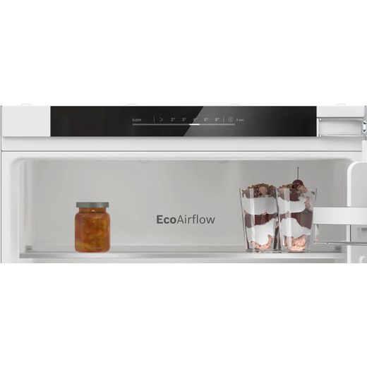 Bosch Series 4 KIN 86VFE0G 177cm 60/40 Integrated Frost Free Fridge Freezer with Fixed Door Fixing Kit - White - Control panel shot