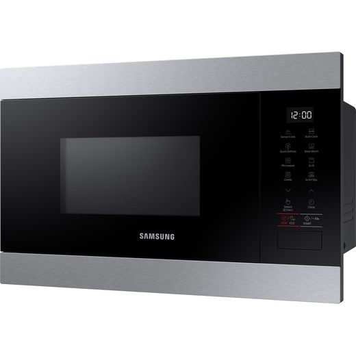 Samsung MG22M8274AT 38cm High, Built In Microwave - Stainless Steel - Left perspective