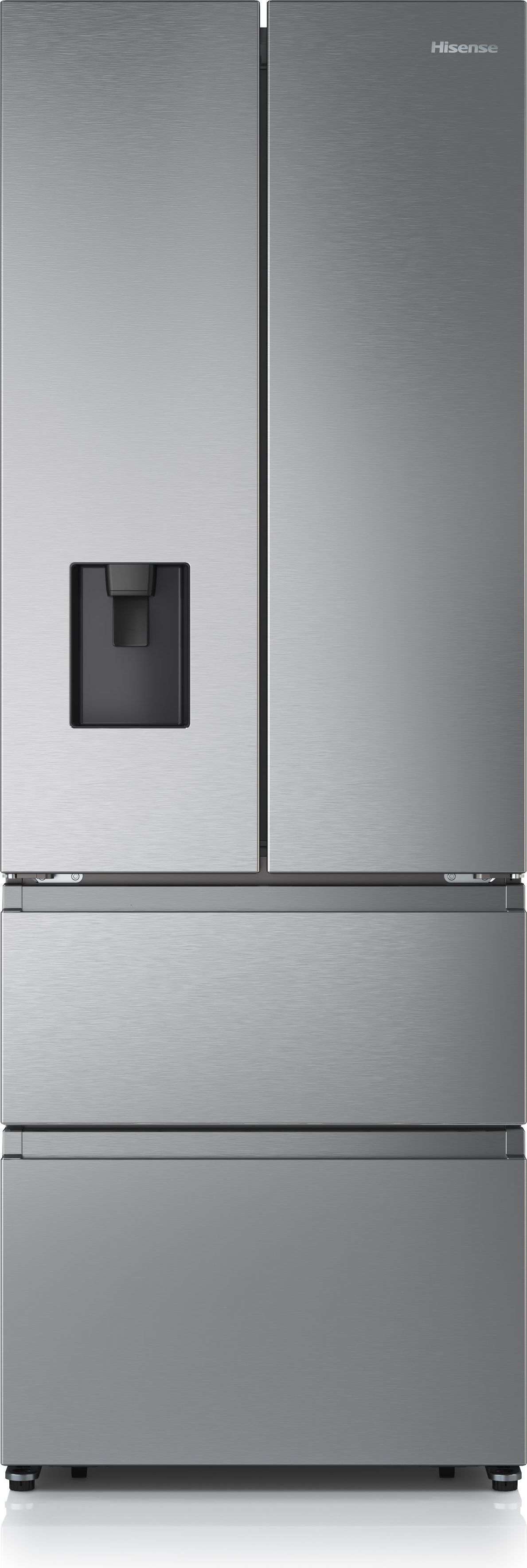 Hisense PureFlat RF632N4WIE Total No Frost American Fridge Freezer - Stainless Steel - E Rated, Stainless Steel