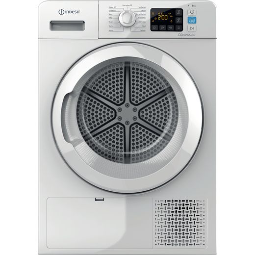 Indesit YTM1182XUK 8Kg Heat Pump Tumble Dryer - White - A++ Rated