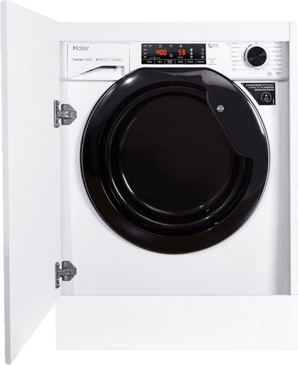 Slimline integrated shop washing machine