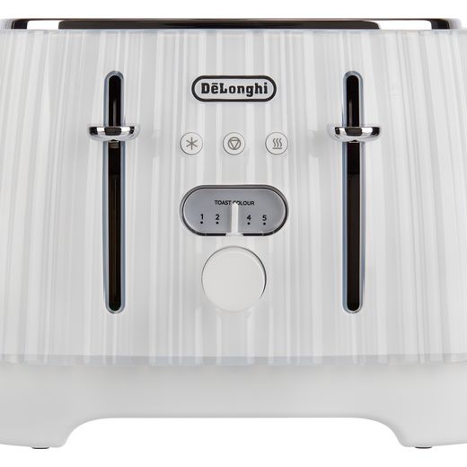 De'Longhi Ballerina 4 Slice Toaster - White