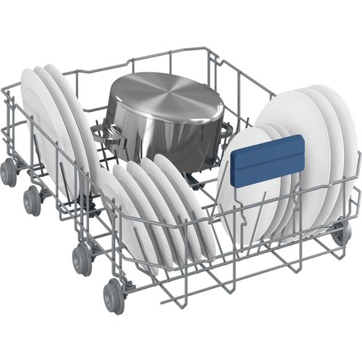 Beko HygieneShield™ Integrated Slimline Dishwasher - White Control Panel - Rack