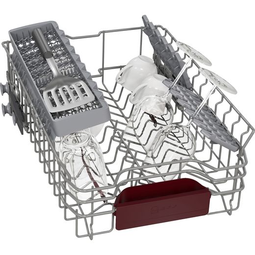NEFF N50 Integrated Slimline Dishwasher - Silver - Right perspective shot