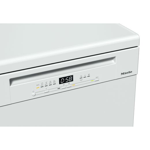 Miele Standard Dishwasher - White - Close up shot
