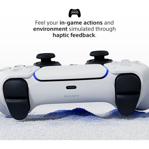 PlayStation DualSense™ For PlayStation 5 - White - Annotation - Haptic feedback